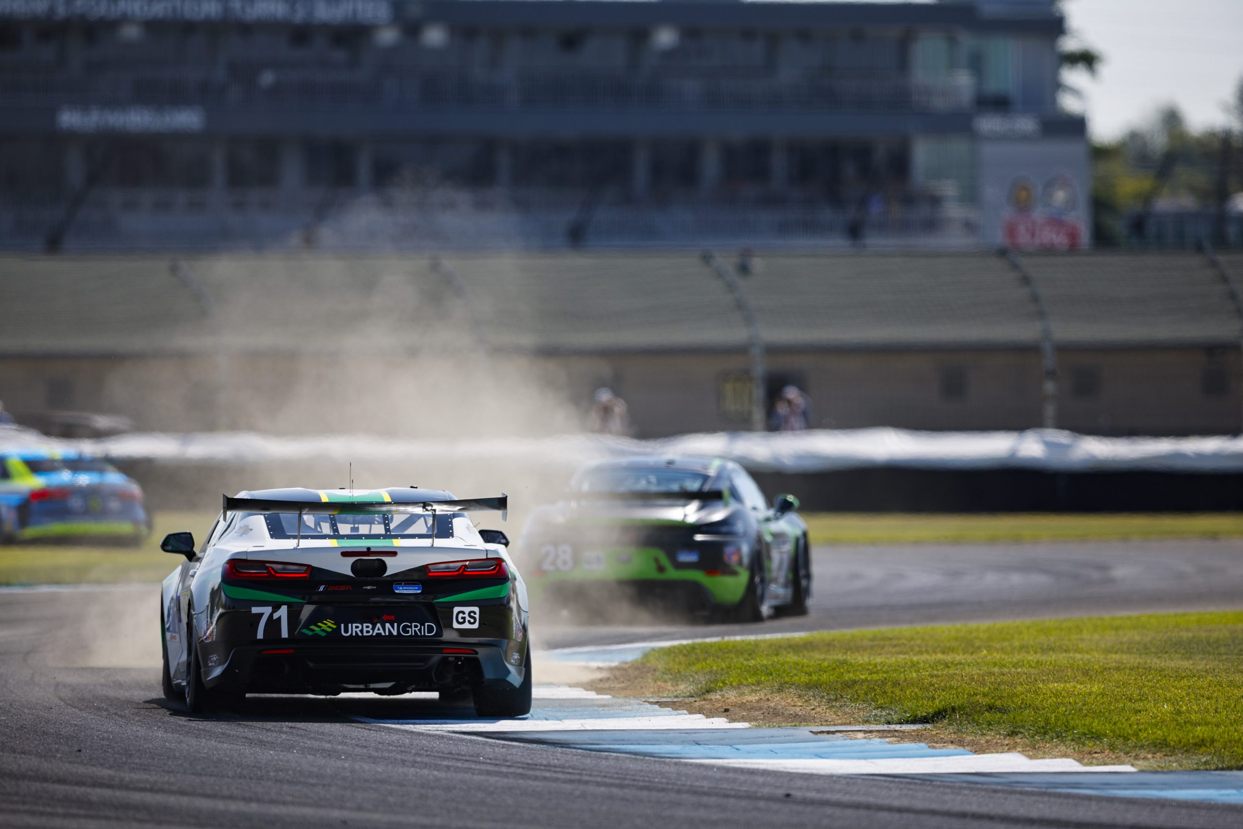 Early Misfortune Leads to Exit for Rebel Rock Racing Camaro at VIR